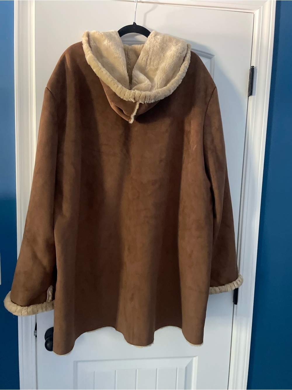 Jones New York Brown and Cream Teddy Jacket - Picture 6 of 7